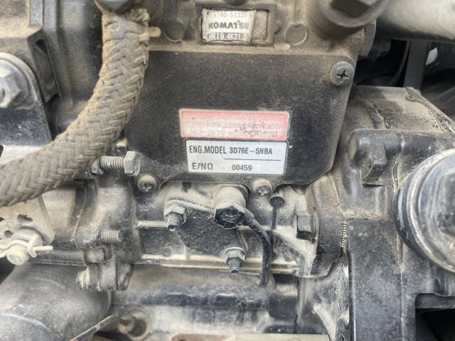 コマツミニユンボ（ミニバックホー）[写真30]