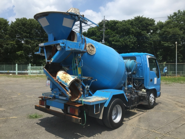 いすゞエルフミキサー車（コンクリートミキサー）小型（2t・3t）[写真02]