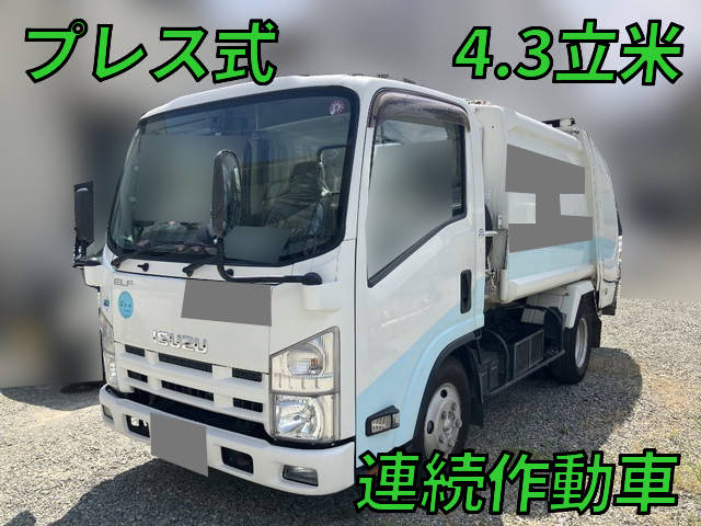 いすゞエルフパッカー車（塵芥車）小型（2t・3t）[写真01]