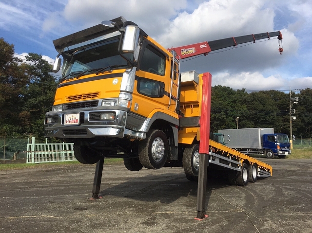 三菱ふそうスーパーグレートセルフクレーン5段大型（10t）KL-FS50MTZ [写真01]