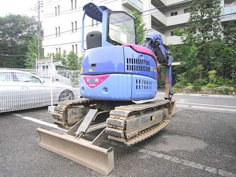 コマツミニユンボ（ミニバックホー）[写真02]