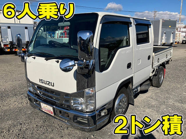 いすゞエルフダブルキャブ（Wキャブ）2019年(令和元年)TRG-NJR85A