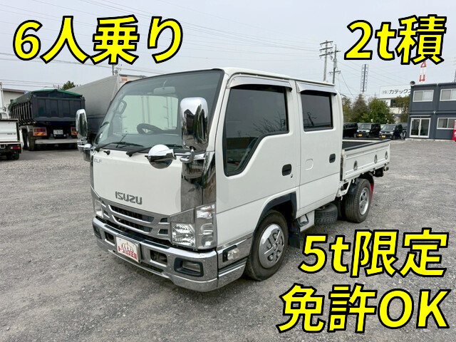 いすゞエルフダブルキャブ（Wキャブ）2019年(令和元年)TRG-NJR85A