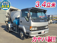 いすゞフォワードジャストンミキサー車（コンクリートミキサー）中型（4t）[写真01]