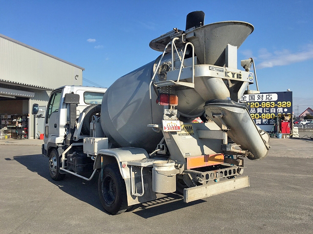 いすゞフォワードジャストンミキサー車（コンクリートミキサー）中型（4t）[写真02]