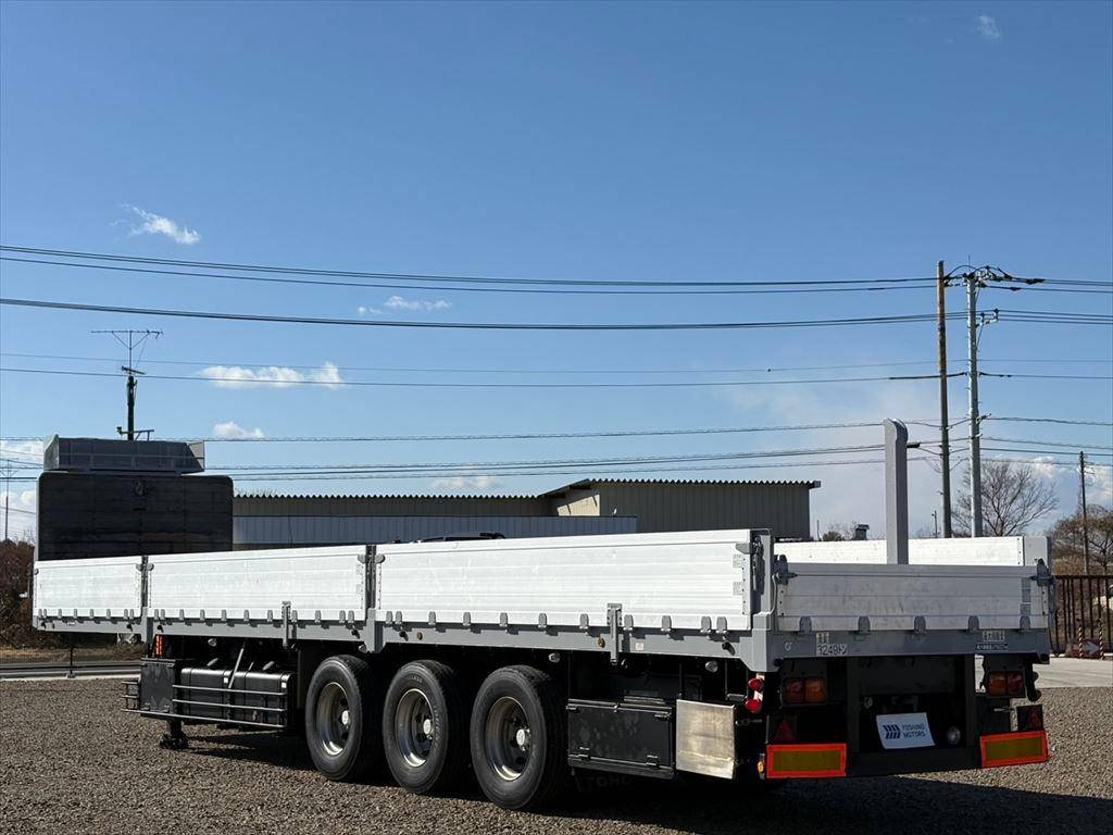 その他のメーカーその他の車種煽付平床式トレーラー大型（10t）[写真02]