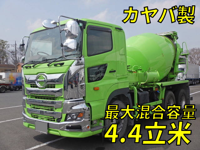 日野プロフィアミキサー車（コンクリートミキサー）大型（10t）[写真01]