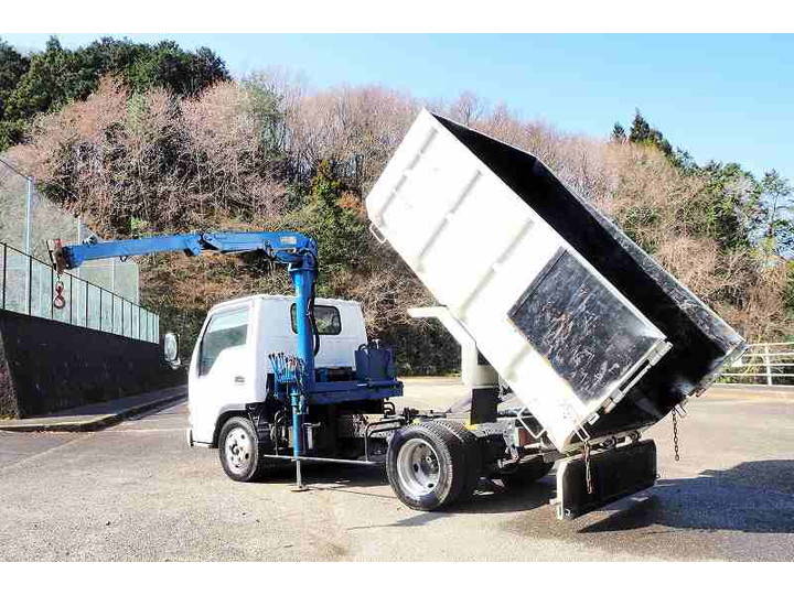 キャンター？エルフ？ 中古ダンプ・クレーン付 いすゞ 栃木・青森・千葉 エルフ（KR