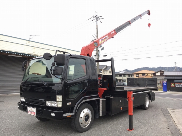 三菱ふそうファイターセーフティクレーン4段増トン（6t・8t）KL-FM62FMZ [写真01]