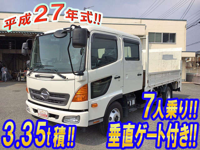 Tkg Fd7jgaa 中古ダブルキャブ Wキャブ 中型 4t レンジャー 兵庫 大阪 鳥取エリア販売実績 中古トラックのトラック王国