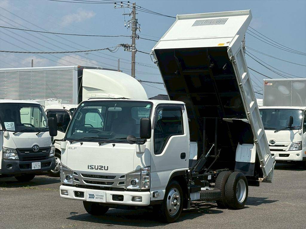 いすゞ エルフ 2tダンプ いすゞ エルフトラック 強化ダンプ 2tダンプ 4WD 全低床の中古車
