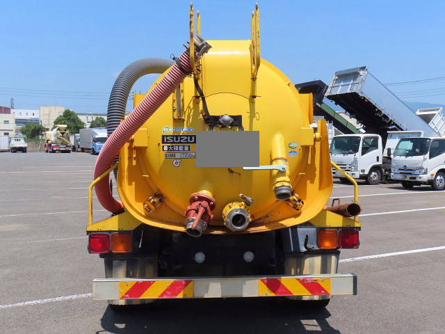 いすゞフォワード汚泥吸引車中型（4t）[写真05]