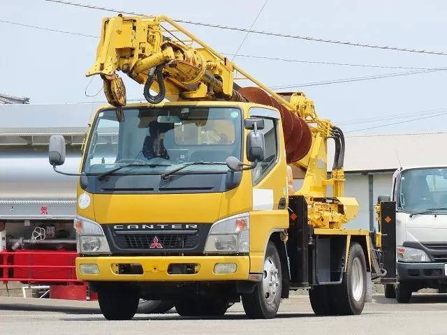 三菱ふそうキャンター穴掘建柱車2007年(平成19年)PA-FE73DBX