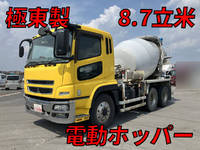 三菱ふそうスーパーグレートミキサー車（コンクリートミキサー）大型（10t）[写真01]