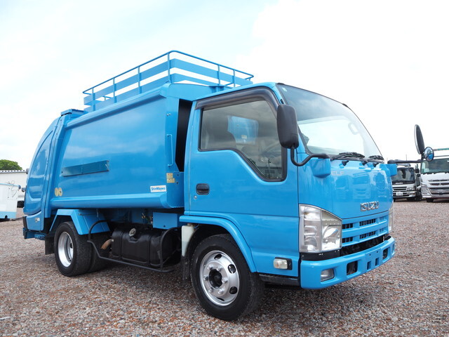 いすゞエルフパッカー車（塵芥車）2014年(平成26年)TKG-NKR85N