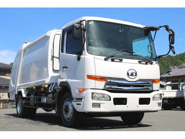 UDトラックスコンドルパッカー車（塵芥車）2015年(平成27年)TKG-LK38N