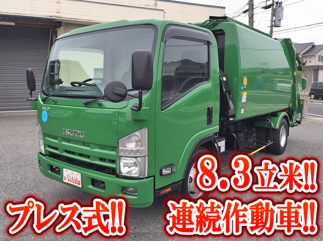 Pkg Npr75n 中古パッカー車 塵芥車 小型 2t 3t エルフ 兵庫 滋賀 大阪エリア販売実績 中古トラックのトラック王国