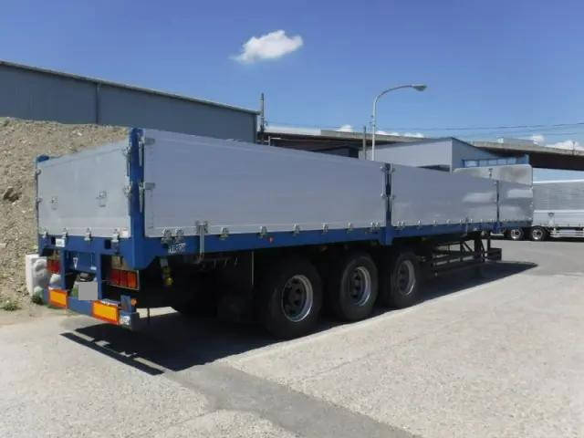 その他のメーカーその他の車種煽付平床式トレーラー大型（10t）[写真02]