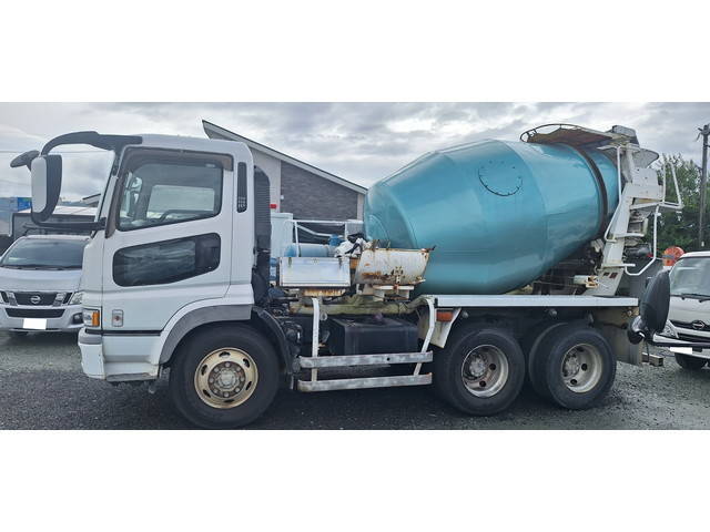 三菱ふそうスーパーグレートミキサー車（コンクリートミキサー）大型（10t）[写真02]