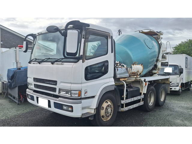 三菱ふそうスーパーグレートミキサー車（コンクリートミキサー）大型（10t）[写真05]