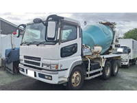 三菱ふそうスーパーグレートミキサー車（コンクリートミキサー）大型（10t）[写真06]