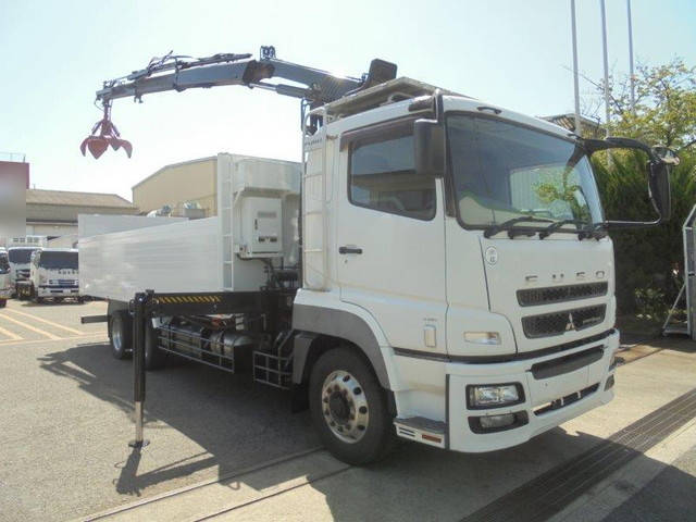 三菱ふそうスーパーグレートクレーン4段2014年(平成26年)QKG-FY50VY