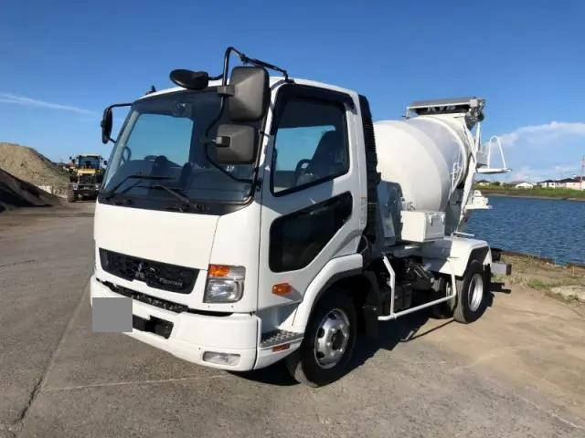 三菱ふそうファイターミキサー車（コンクリートミキサー）中型（4t）[写真01]