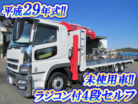 三菱ふそうスーパーグレートセルフクレーン4段大型（10t）QPG-FS60VZ [写真01]