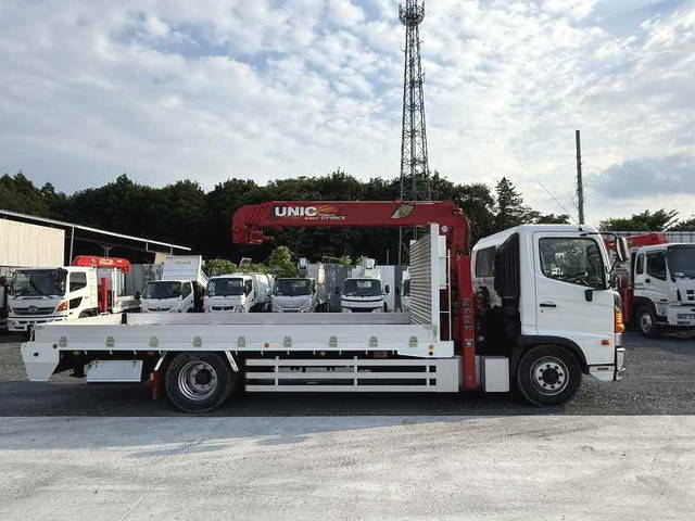 中古セルフクレーン5段 日野 栃木・宮城・青森 レンジャー（QKG