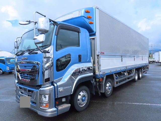 トミカ改造 デコトラ 冷凍冷蔵ウイング車仕様 いすゞギガ トミカ