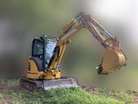 コマツミニユンボ（ミニバックホー）[写真03]