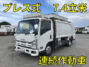 いすゞエルフパッカー車（塵芥車）2013年(平成25年)SKG-NPR85YN
