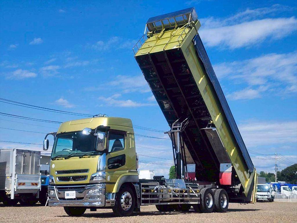 三菱ふそうスーパーグレート深ダンプ（土砂禁ダンプ）2016年(平成28年)QKG-FV60VZ改