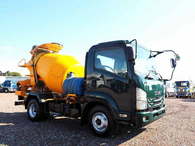 いすゞフォワードミキサー車（コンクリートミキサー）2018年(平成30年)2PG-FRR90S1