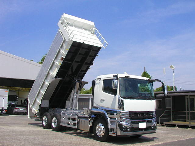 三菱ふそうスーパーグレート深ダンプ（土砂禁ダンプ）2025年(令和7年)2PG-FV80VY