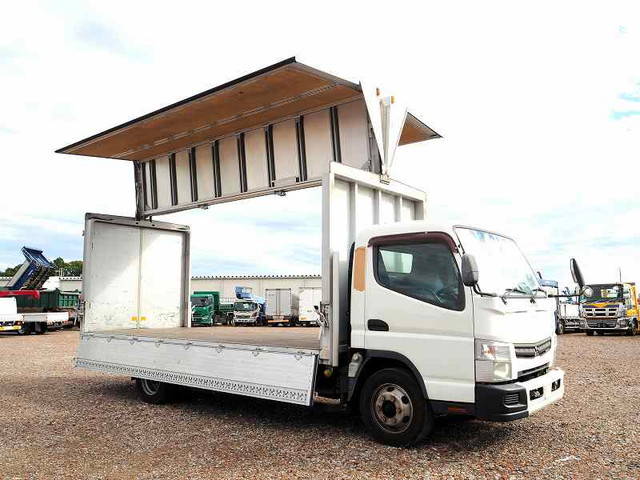 三菱ふそうキャンターアルミウイング2015年(平成27年)TKG-FEB90