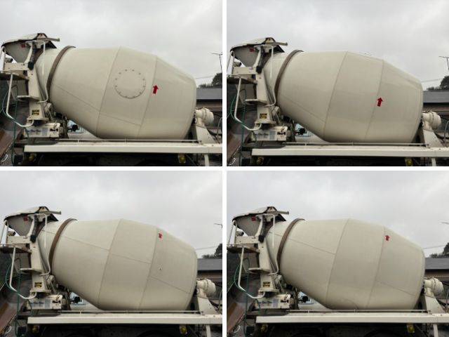 三菱ふそうスーパーグレートミキサー車（コンクリートミキサー）大型（10t）[写真08]