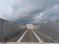 日本フルハーフその他の車種煽付平床式トレーラー大型（10t）[写真17]