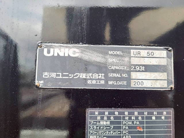 三菱ふそうスーパーグレートクレーン付大型（10t）[写真15]