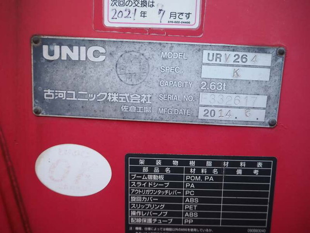 三菱ふそうキャンタークレーン4段小型（2t・3t）[写真09]