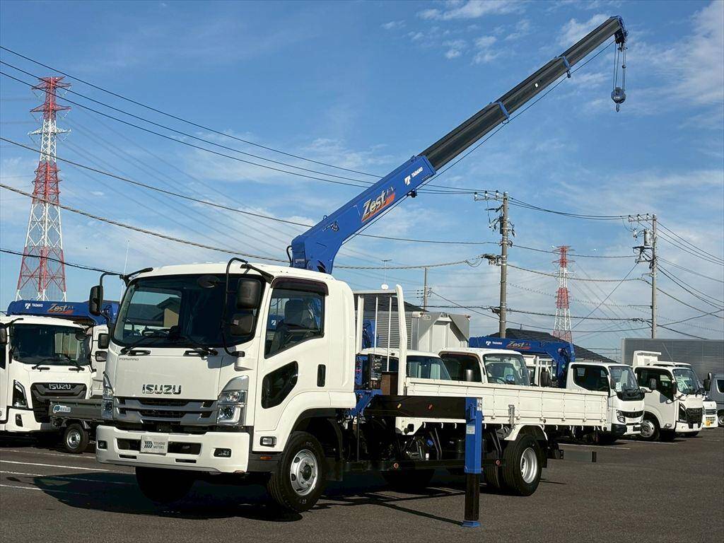 いすゞフォワードクレーン4段2023年(令和5年)2PG-FRR90S2