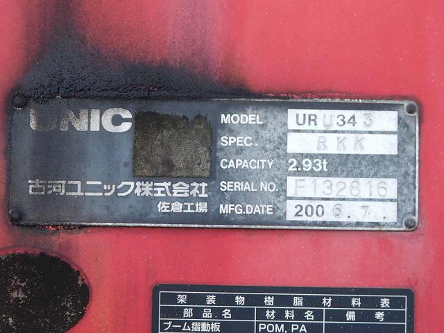 三菱ふそうファイタークレーン3段中型（4t）[写真11]