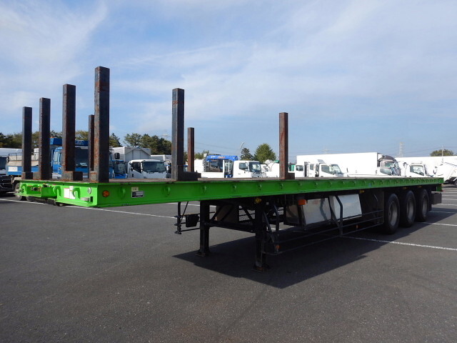 中古その他の車種煽付平床式トレーラー