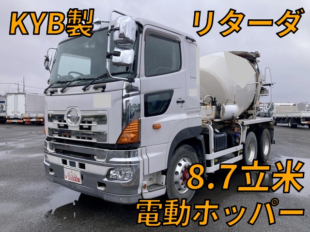 日野プロフィアミキサー車（コンクリートミキサー）大型（10t）QPG-FS1AKDA [写真01]