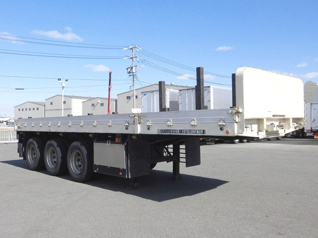 中古その他の車種煽付平床式トレーラー