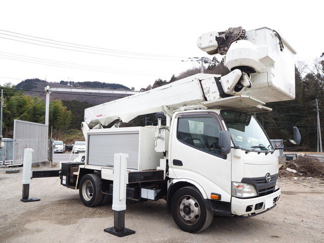 中古高所作業車 日野 栃木・山形・秋田 デュトロ（TKG-XZU640F