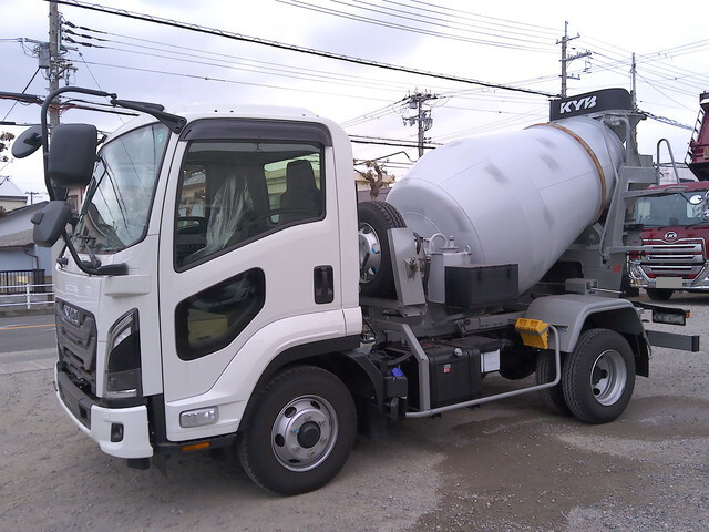 いすゞフォワードミキサー車（コンクリートミキサー）中型（4t）[写真03]