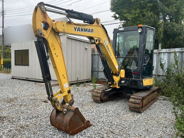 鹿児島　ヤンマー　バックホー　ユンボ　YB10　鉄キャタピラ YANMAR ヤンマー YB10 クローラ バックホー 油圧ショベル ユンボ 建設