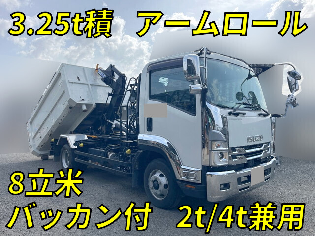 中古コンテナ専用車（アームロール/フックロール）・中型（4t
