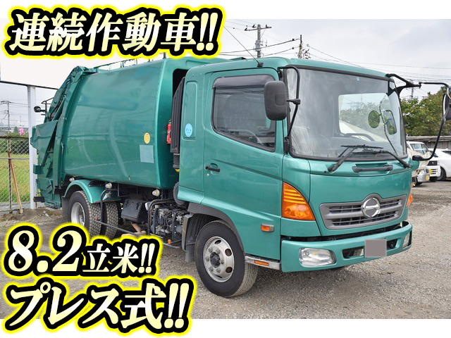 日野レンジャーパッカー車（塵芥車）中型（4t）[写真01]